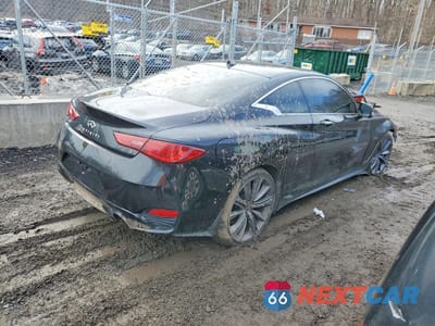 Trzecie zdjęcie samochodu z tyłu: 2021 INFINITI Q60 LUXE VIN:JN1EV7KL6MM470686 - miniatura