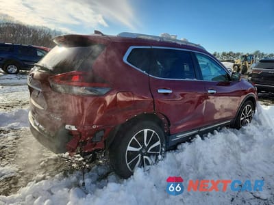 Trzecie zdjęcie samochodu z tyłu: 2019 NISSAN ROGUE SL VIN:5N1AT2MV2KC841246 - miniatura