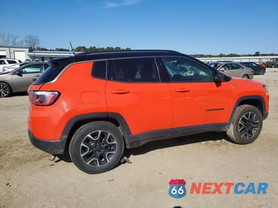 Trzecie zdjęcie samochodu z tyłu: 2020 JEEP COMPASS TRAILHAWK VIN:3C4NJDDB6LT239193 - miniatura