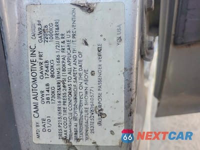 Zdjęcie 13 z 13 samochodu: 2001 SUZUKI VITARA JS VIN:2S3TE52V616105771 - miniatura