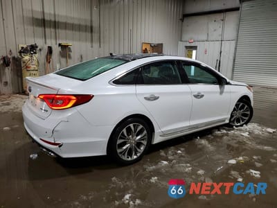 Trzecie zdjęcie samochodu z tyłu: 2017 HYUNDAI SONATA LIMITED 2.0T VIN:5NPE34AB0HH493892 - miniatura