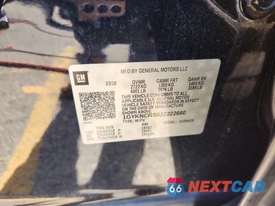 Zdjęcie 13 z 13 samochodu: 2018 CADILLAC XT5 LUXURY VIN:1GYKNCRS0JZ222660 - miniatura