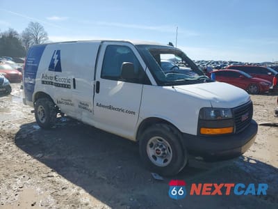 Czwarte zdjęcie samochodu z boku: 2020 GMC SAVANA 2500 CARGO UTILITY / SERVICE VAN VIN:1GTW7AFGXL1149515 - miniatura