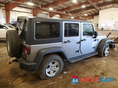 Trzecie zdjęcie samochodu z tyłu: 2016 JEEP WRANGLER UNLIMITED SPORT VIN:1C4BJWDG8GL329666 - miniatura