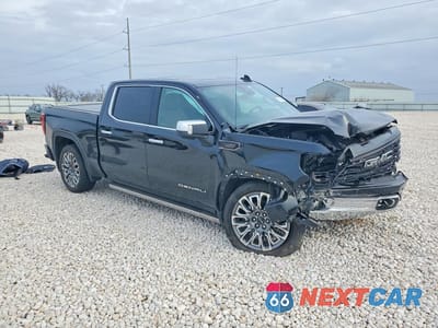Czwarte zdjęcie samochodu z boku: 2025 GMC SIERRA K1500 DENALI ULTIMATE VIN:1GTUUHEL2SZ190244 - miniatura