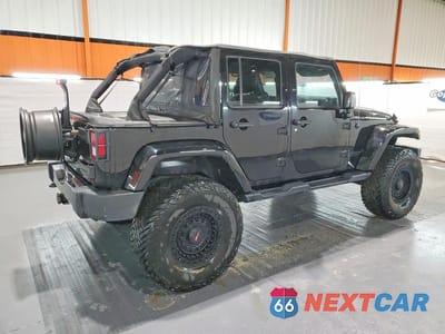 Trzecie zdjęcie samochodu z tyłu: 2017 JEEP WRANGLER UNLIMITED SAHARA VIN:1C4BJWEG0HL660547 - miniatura