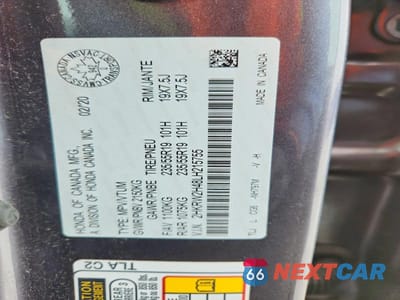Zdjęcie 13 z 13 samochodu: 2020 HONDA CR-V SPORT VIN:2HKRW2H48LH215755 - miniatura