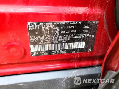 Zdjęcie 12 z 12 samochodu: 2022 TOYOTA RAV4 LE VIN:2T3G1RFV7NW291179 - miniatura