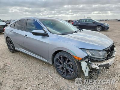 Czwarte zdjęcie samochodu z boku: 2019 HONDA CIVIC SPORT VIN:19XFC2F80KE006188 - miniatura