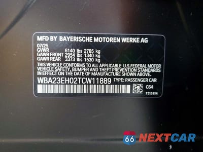 Zdjęcie 13 z 13 samochodu: 2026 BMW 740 I VIN:WBA23EH02TCW11889 - miniatura