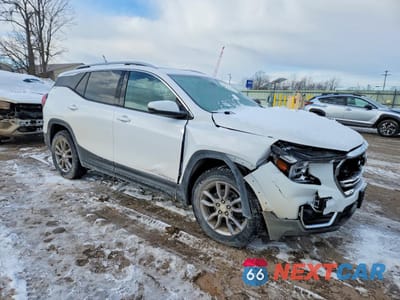 Czwarte zdjęcie samochodu z boku: 2022 GMC TERRAIN SLT VIN:3GKALVEV9NL192661 - miniatura