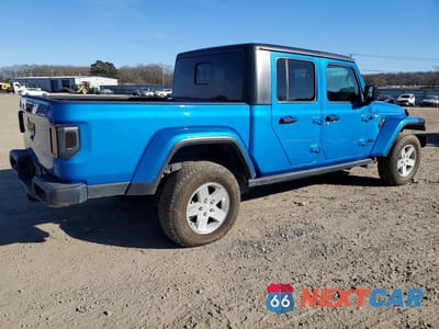 Trzecie zdjęcie samochodu z tyłu: 2023 JEEP GLADIATOR SPORT VIN:1C6HJTAG3PL561922 - miniatura