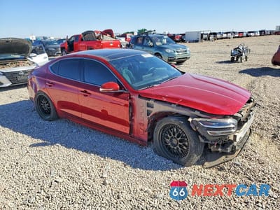 Czwarte zdjęcie samochodu z boku: 2022 GENESIS G70 3.3T STANDARD VIN:KMTG54TE0NU099967 - miniatura