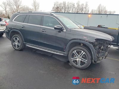 Czwarte zdjęcie samochodu z boku: 2021 MERCEDES-BENZ GLS 450 4MATIC VIN:4JGFF5KE4MA476892 - miniatura