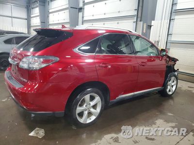 Trzecie zdjęcie samochodu z tyłu: 2012 LEXUS RX 350 BASE VIN:2T2BK1BA9CC126846 - miniatura
