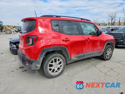 Trzecie zdjęcie samochodu z tyłu: 2022 JEEP RENEGADE LATITUDE VIN:ZACNJDB11NPN88201 - miniatura