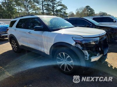 Czwarte zdjęcie samochodu z boku: 2021 FORD EXPLORER ST VIN:1FM5K8GCXMGA40884 - miniatura