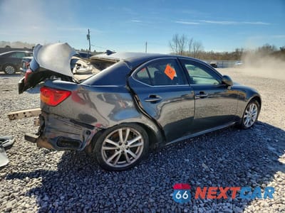 Trzecie zdjęcie samochodu z tyłu: 2008 LEXUS IS 250 BASE VIN:JTHBK262685075550 - miniatura