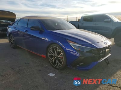 Czwarte zdjęcie samochodu z boku: 2023 HYUNDAI ELANTRA N BASE VIN:KMHLW4AK4PU015960 - miniatura