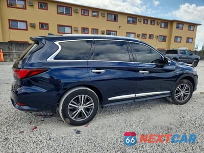 Trzecie zdjęcie samochodu z tyłu: 2018 INFINITI QX60 VIN:5N1DL0MNXJC512178 - miniatura