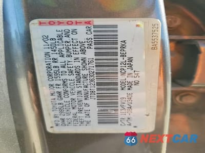 Zdjęcie 13 z 14 samochodu: 2003 TOYOTA ECHO VIN:JTDBT123630271761 - miniatura