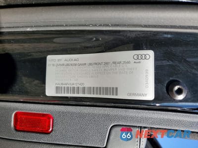 Zdjęcie 12 z 12 samochodu: 2018 AUDI S4 PREMIUM PLUS VIN:WAUB4AF43JA121420 - miniatura