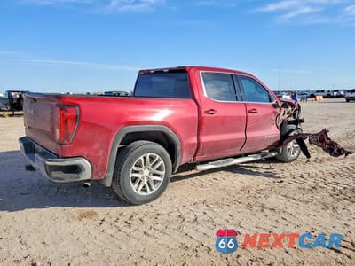 Trzecie zdjęcie samochodu z tyłu: 2020 GMC SIERRA C1500 SLE VIN:3GTP8BED4LG136372 - miniatura