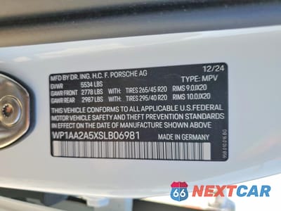 Zdjęcie 14 z 14 samochodu: 2025 PORSCHE MACAN BASE VIN:WP1AA2A5XSLB06981 - miniatura