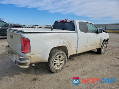 Trzecie zdjęcie samochodu z tyłu: 2021 CHEVROLET COLORADO LT VIN:1GCHSCEA8M1240879 - miniatura