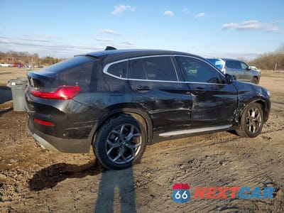 Trzecie zdjęcie samochodu z tyłu: 2022 BMW X4 XDRIVE30I VIN:5UX33DT07N9K27033 - miniatura