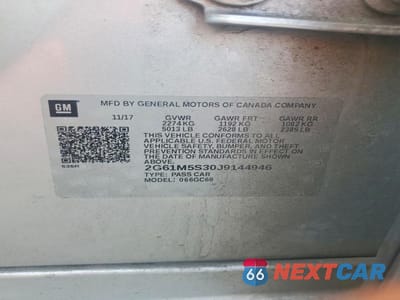 Zdjęcie 12 z 13 samochodu: 2018 CADILLAC XTS LUXURY VIN:2G61M5S30J9144946 - miniatura