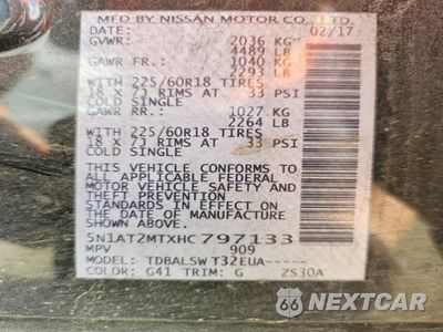 Zdjęcie 13 z 13 samochodu: 2017 NISSAN ROGUE SL VIN:5N1AT2MTXHC797133 - miniatura