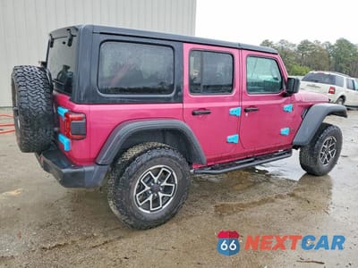 Trzecie zdjęcie samochodu z tyłu: 2024 JEEP WRANGLER RUBICON VIN:1C4PJXFG3RW328838 - miniatura