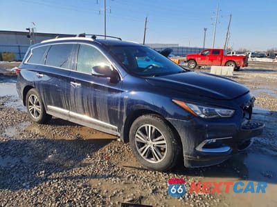 Czwarte zdjęcie samochodu z boku: 2017 INFINITI QX60 VIN:5N1DL0MM7HC554941 - miniatura