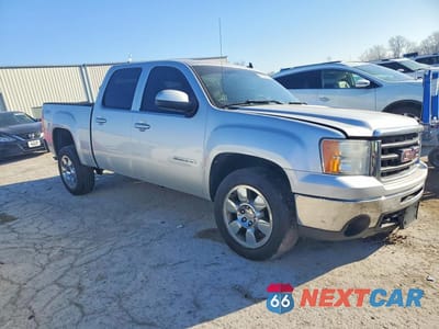 Czwarte zdjęcie samochodu z boku: 2011 GMC SIERRA K1500 SLT VIN:3GTP2WE38BG261566 - miniatura