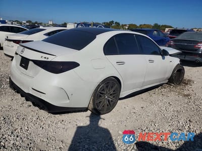 Trzecie zdjęcie samochodu z tyłu: 2023 MERCEDES-BENZ C 43 AMG VIN:W1KAF8HB4PR122234 - miniatura