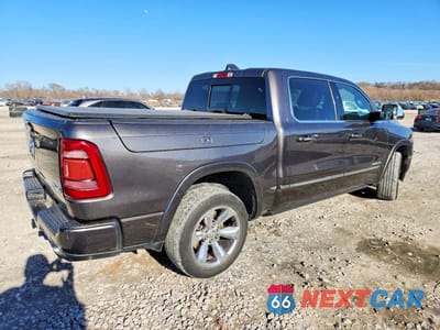 Trzecie zdjęcie samochodu z tyłu: 2020 RAM 1500 LIMITED VIN:1C6SRFHM2LN268801 - miniatura