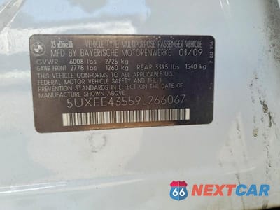 Zdjęcie 13 z 13 samochodu: 2009 BMW X5 XDRIVE30I VIN:5UXFE43559L266067 - miniatura