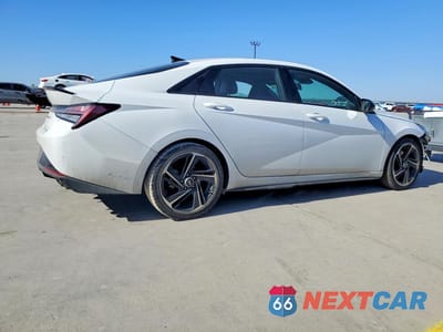 Trzecie zdjęcie samochodu z tyłu: 2022 HYUNDAI ELANTRA N LINE VIN:KMHLR4AF1NU235614 - miniatura