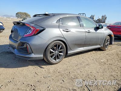 Trzecie zdjęcie samochodu z tyłu: 2021 HONDA CIVIC EX VIN:SHHFK7H63MU418869 - miniatura