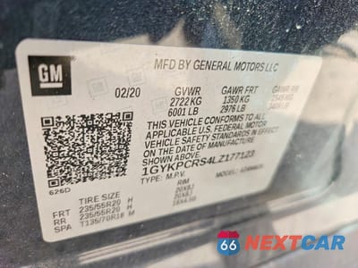 Zdjęcie 14 z 14 samochodu: 2020 CADILLAC XT6 PREMIUM LUXURY VIN:1GYKPCRS4LZ177123 - miniatura