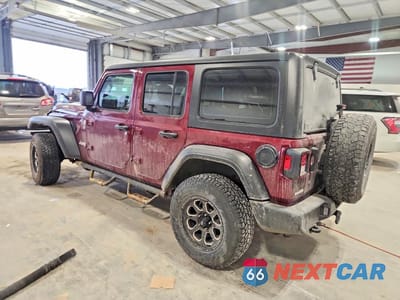 Drugie zdjęcie samochodu z przodu: 2021 JEEP WRANGLER UNLIMITED SPORT VIN:1C4HJXDN7MW576332 - miniatura