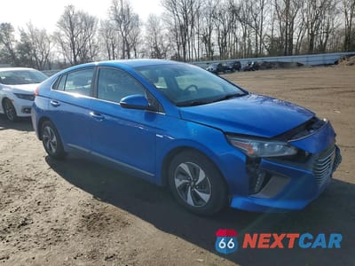 Czwarte zdjęcie samochodu z boku: 2017 HYUNDAI IONIQ SEL VIN:KMHC75LCXHU028027 - miniatura