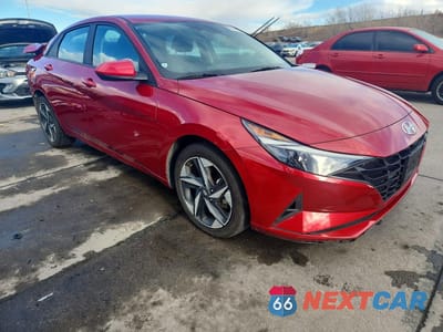Czwarte zdjęcie samochodu z boku: 2023 HYUNDAI ELANTRA SEL VIN:KMHLS4AG0PU521521 - miniatura