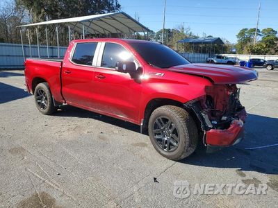 Czwarte zdjęcie samochodu z boku: 2025 CHEVROLET SILVERADO K1500 RST VIN:1GCUKEE89SZ213499 - miniatura