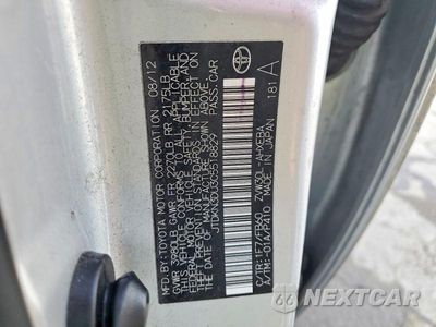 Zdjęcie 12 z 12 samochodu: 2012 TOYOTA PRIUS TWO VIN:JTDKN3DU3C5518829 - miniatura