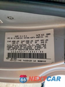 Zdjęcie 12 z 12 samochodu: 2007 MITSUBISHI ECLIPSE VIN:4A3AK24F17E024195 - miniatura