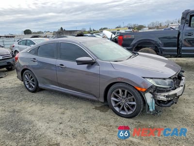 Czwarte zdjęcie samochodu z boku: 2020 HONDA CIVIC EX VIN:19XFC1F31LE217481 - miniatura