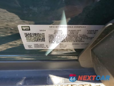 Zdjęcie 13 z 13 samochodu: 2025 CHEVROLET TRAX 1LT VIN:KL77LHEP2SC147042 - miniatura