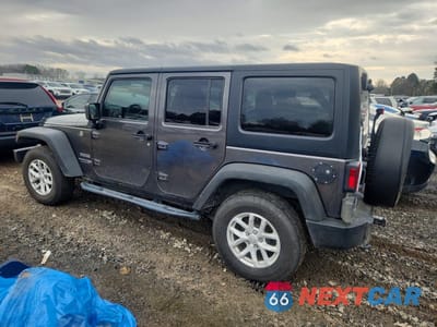 Drugie zdjęcie samochodu z przodu: 2018 JEEP WRANGLER UNLIMITED SPORT VIN:1C4BJWDG3JL907440 - miniatura
